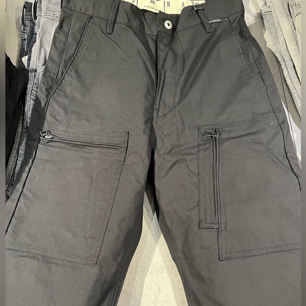 Black cargo pants